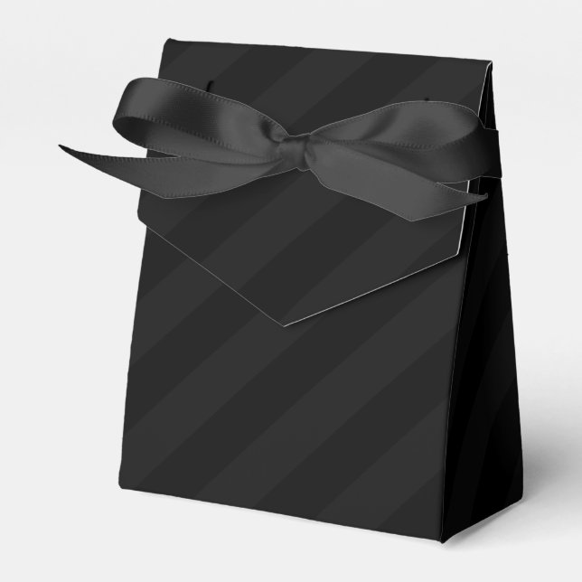 Mörk Midnattsrandig Tält Presentaskar (Framsidan Sidan)