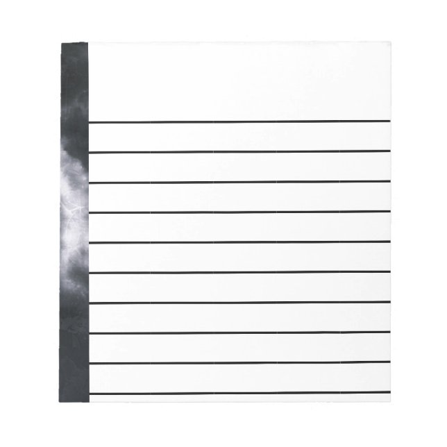 Mörk moln anteckningsblock (Framsida)