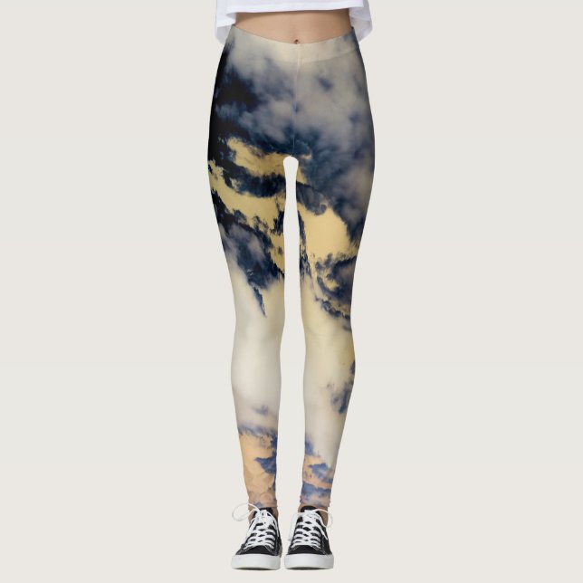 Mörk moln leggings (Framsida)