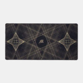 Mörk Monogram Geometric Star Gothic Snyggt Black