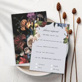 Mörk Moody Romantisk Blommigt Nederländska Painter OSA Kort