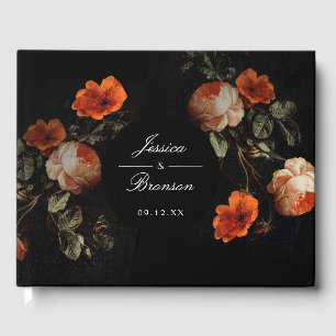 Mörk Moody romsk Blommigt Nederländska Painterly B Gästböcker