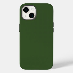 Mörk Moss Grönt Solid Färg