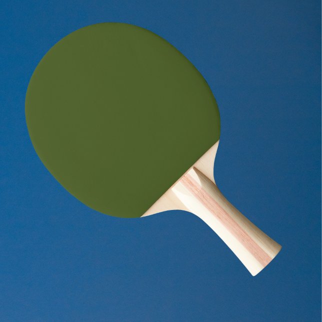 Mörk Moss Grönt Solid Färg Pingisracket (Skapare uppladdad)