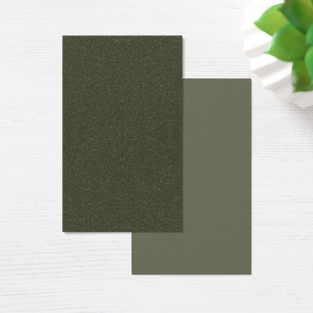 Mörk Moss Texturerat Affärskort - Anpassade Visitkort (Skivbord)