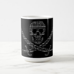 Mörk mugg för piratHacker