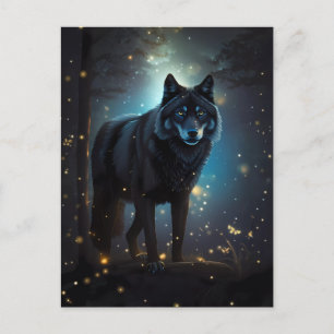 Mörk Mysterious Black Varg Vykort