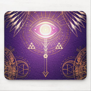 Mörk Mystical Arcane Öga i Eternity Musmatta