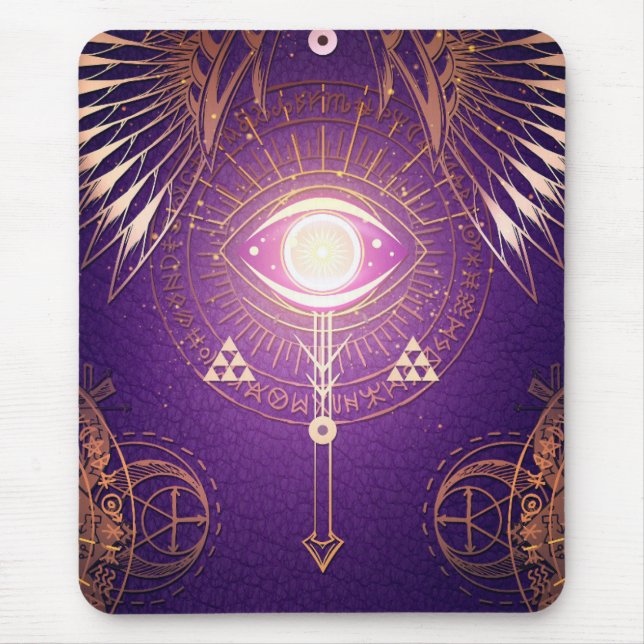 Mörk Mystical Arcane Öga of Eternity Musmatta (Framsidan)