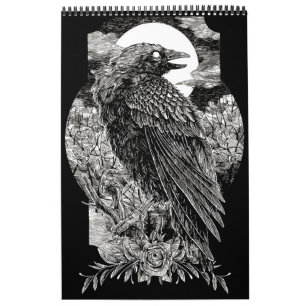 Mörk Mystisk Korp Kalender