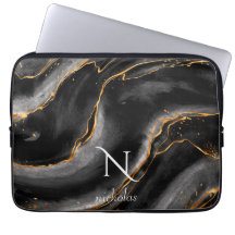 Mörk Natten Guld Glitter Marble Anpassade