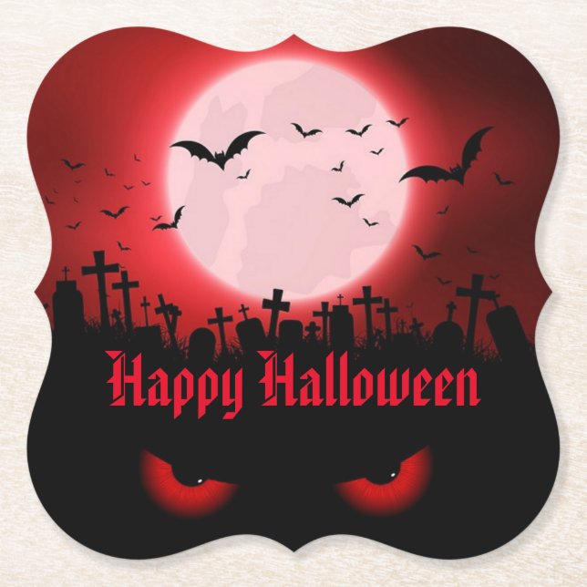 Mörk Nattvakare Underlägg Papper (Framsida)