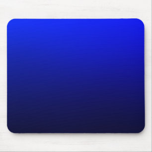 Mörk Navy Midnight Blue Ombre-övertoning Musmatta