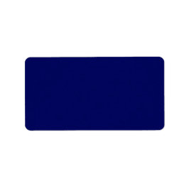 Mörk Navy Solid Färg Adressetikett