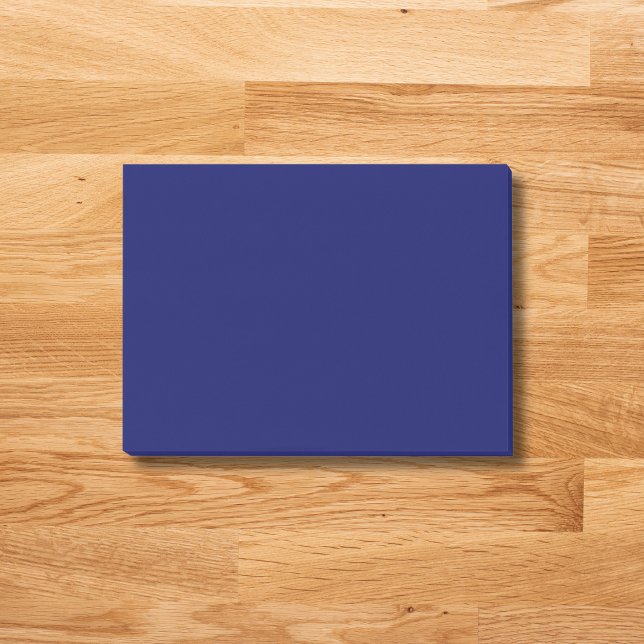 Mörk Navy Solid Färg Post-it Block (Skapare uppladdad)