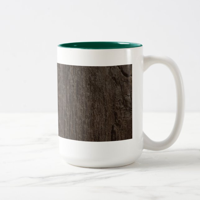Mörk Nedfläckad Wood Mugg (Höger)