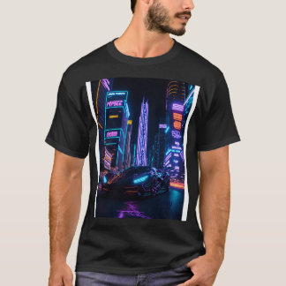 Mörk Neon City Sports 14 T Shirt