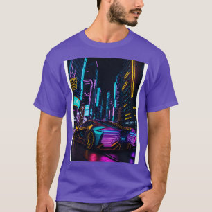 Mörk Neon City Sports 5 T Shirt
