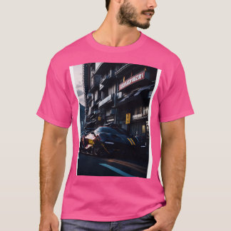 Mörk Neon City Sports T Shirt