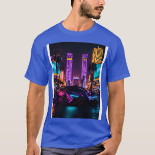 Mörk Neon Sports i Beach Neon City 5 T Shirt