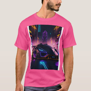 Mörk Neon Sports i japansk Neon City 26 T Shirt