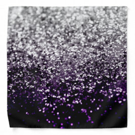 Mörk Night Lila Black Silver Glitter #1 Bandana