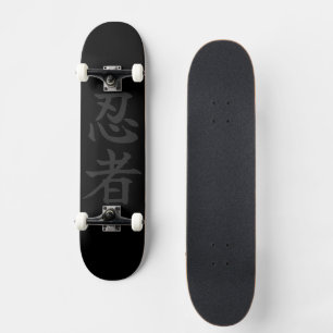 Mörk Ninja Mini Skateboard Bräda 18,5 Cm