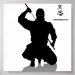 mörk ninja, shhinnob poster