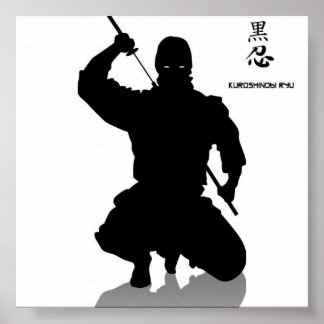 mörk ninja, shhinnob poster