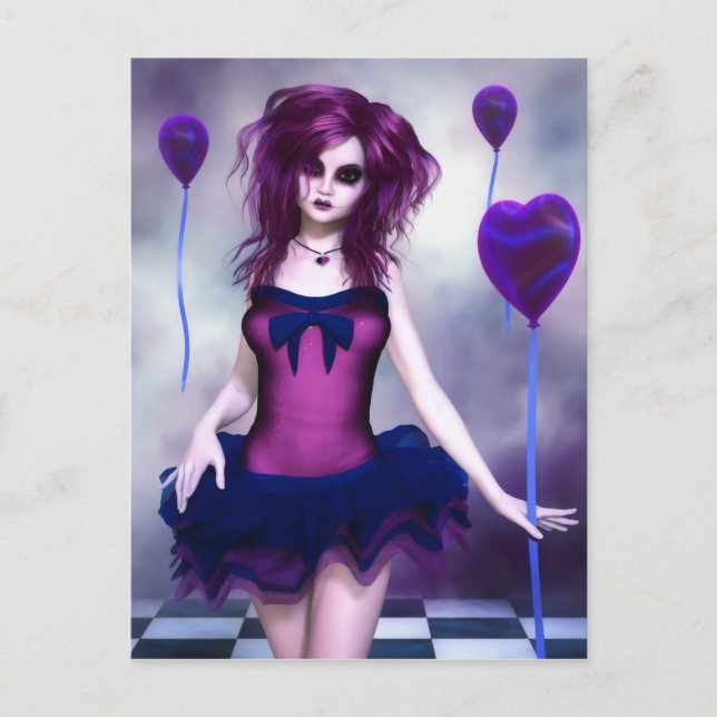 Mörk Nöjes Postkort Vykort (Framsida)