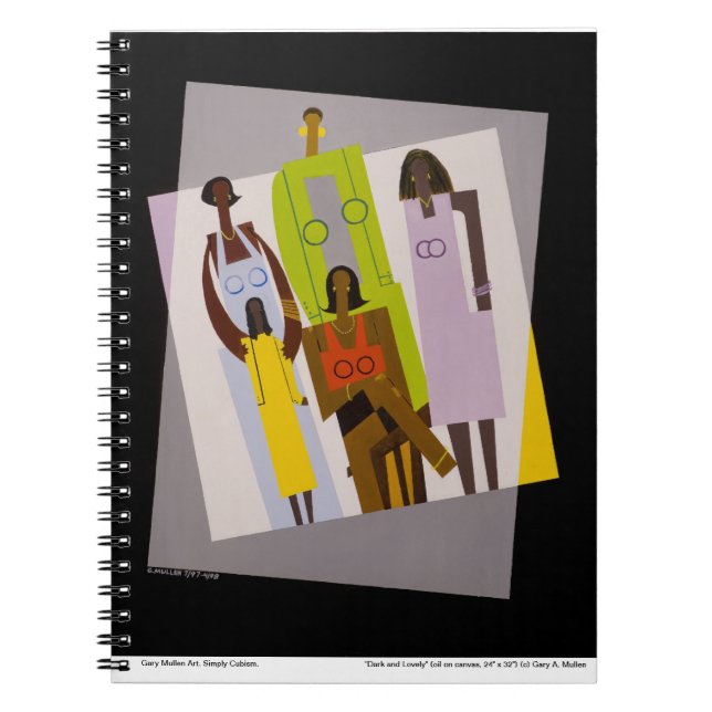 "Mörk och älskvärd" anteckningsbok Med Spiral (Framsidan)