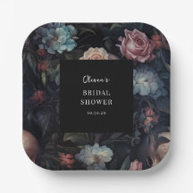 Mörk och dyster blomster gotisk bröllopsfestival