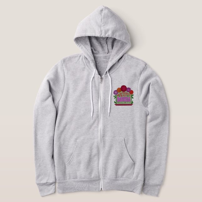 mörk och dyster dragkedja  t shirt (Laydown)