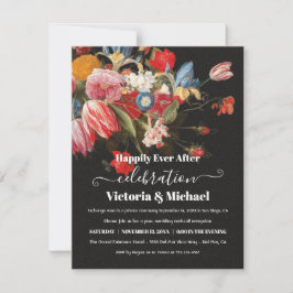 Mörk och dyster stilleben floral postbröllop OSA kort