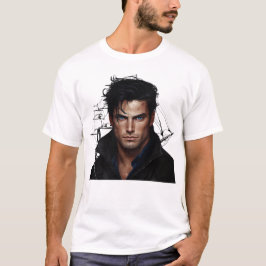 Mörk och hantering t shirt