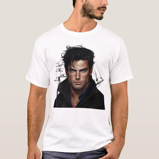 Mörk och hantering t shirt (Framsida)