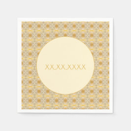 Mörk och lätt Guld, liten Pappersservett