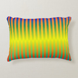 Mörk och ljusa regnbågar (Rand) Prydnadskudde