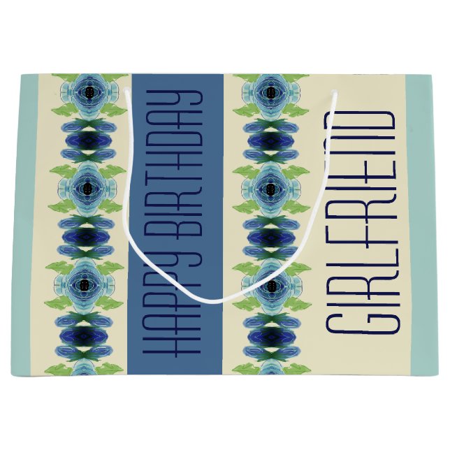 Mörk och ljusblå mönster (Framsidan)