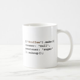 Mörk och söt Javascript Kaffemugg