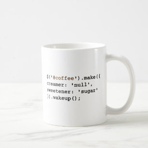 Mörk och söt Javascript Kaffemugg