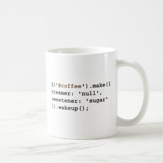 Mörk och söt Javascript Kaffemugg