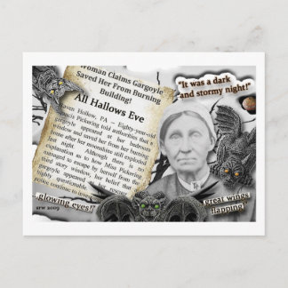 Mörk och Stormy Night! Vykort