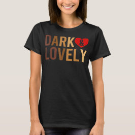 Mörk Och Vacker Svarta Personer Historik Månad Sto T Shirt