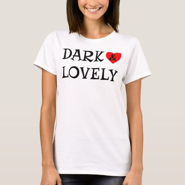 Mörk Och Vacker Svarta Personer Historik Månad Sto T Shirt (Framsida)