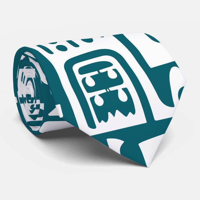 Mörk - och vita luder med 7 slips (Rullad)