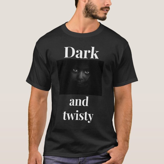 mörk och vrister t shirt (Framsida)