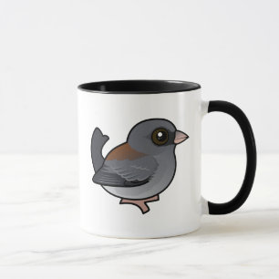 Mörk-ögd Junco (grått-med huvud) Mugg