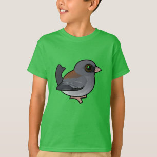 Mörk-ögd Junco (grått-med huvud) T Shirt