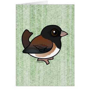 Mörk-ögd Junco (Oregon) Hälsningskort